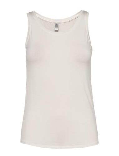 Cupoppy Tank Top Tops T-shirts & Tops Sleeveless Cream Culture