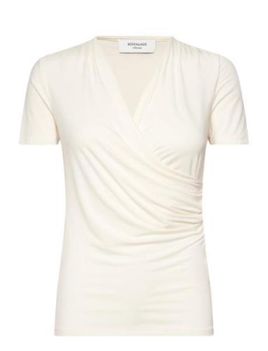 Rwbiarritz Ss Waterfall T-Shirt Tops T-shirts & Tops Short-sleeved Whi...