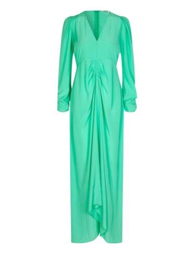 Margaux Maxi Dress Maxikjole Festkjole Green Second Female