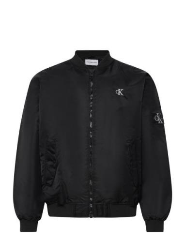 Bomber Jacket Bomberjakke Jakke Black Calvin Klein Jeans