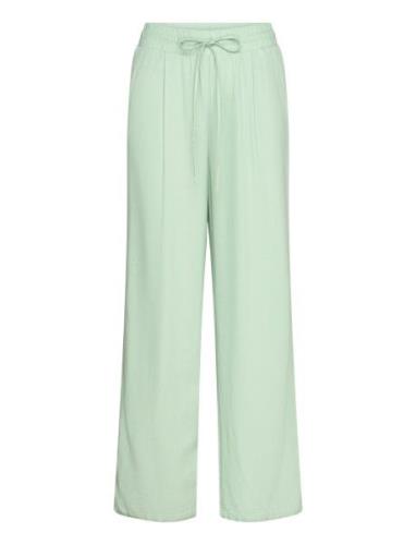 Vmjesmilo Wide Pants Wvn Ga Noos Bottoms Trousers Wide Leg Green Vero ...