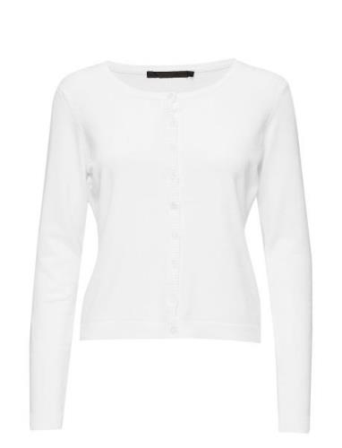 New Laura Cardigan Tops Knitwear Cardigans White Minus