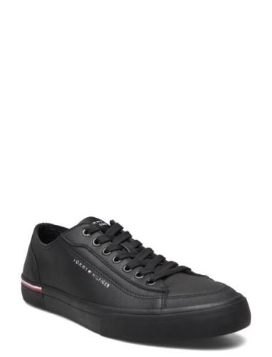 Corporate Vulc Leather Lave Sneakers Black Tommy Hilfiger