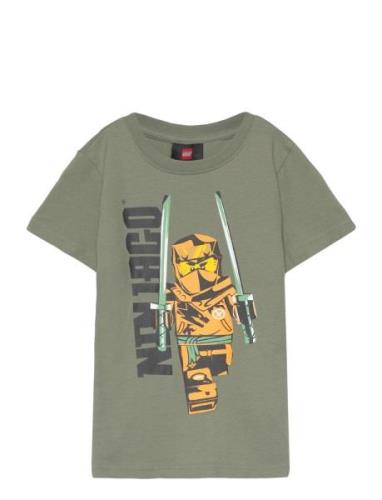 Lwtano 308 - T-Shirt S/S Tops T-shirts Short-sleeved Green LEGO Kidswe...