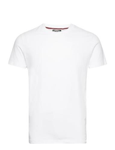 Essential Small Logo Tshirt Tops T-shirts Short-sleeved White Superdry