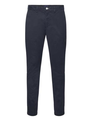 Hallden Sunfaded Chinos Bottoms Trousers Chinos Navy GANT