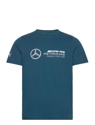Mapf1 Ess Logo Tee Sport T-shirts Short-sleeved Blue PUMA Motorsport