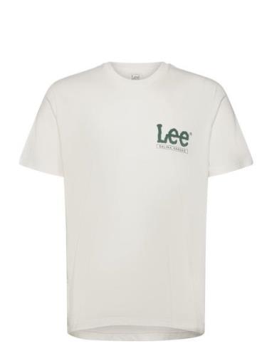 Ss Tee Tops T-shirts Short-sleeved White Lee Jeans