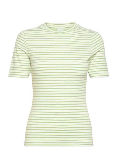 Ihmira Ss Tops T-shirts & Tops Short-sleeved Green ICHI