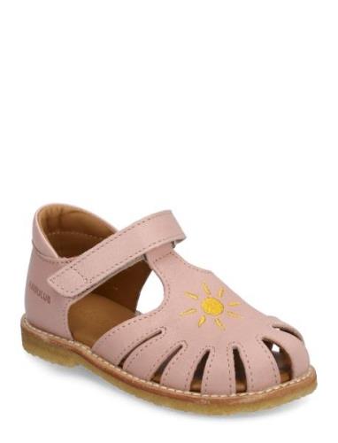 Sandals - Flat - Closed Toe - Shoes Summer Shoes Sandals Pink ANGULUS