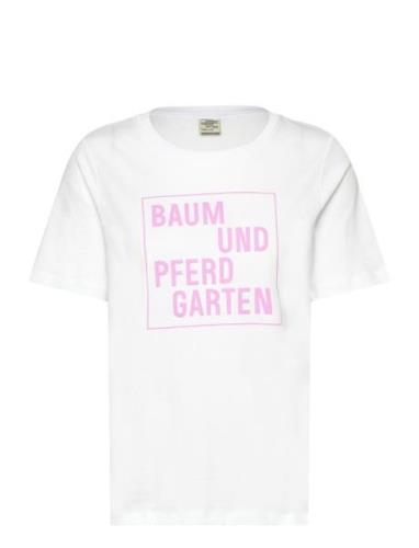 Jawo Tops T-shirts & Tops Short-sleeved White Baum Und Pferdgarten