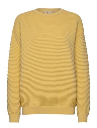 Ista - Organic Cotton Tops Knitwear Jumpers Yellow Basic Apparel