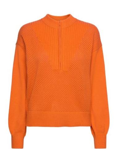 Nueppi Pullover Tops Knitwear Jumpers Orange Nümph