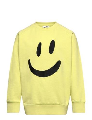 Mike Tops Sweat-shirts & Hoodies Sweat-shirts Yellow Molo