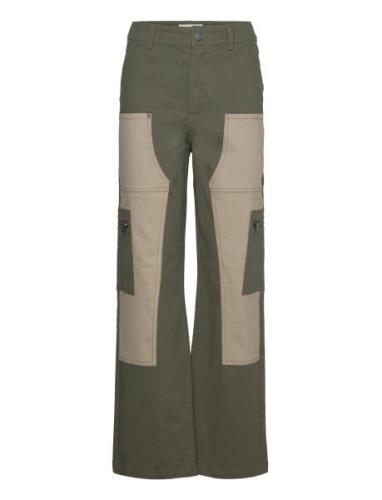 Trousers Bottoms Jeans Wide Khaki Green Sofie Schnoor