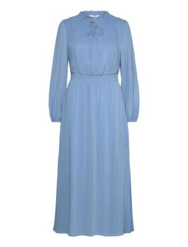 Dotta - Dress Knelang Kjole Blue Claire Woman