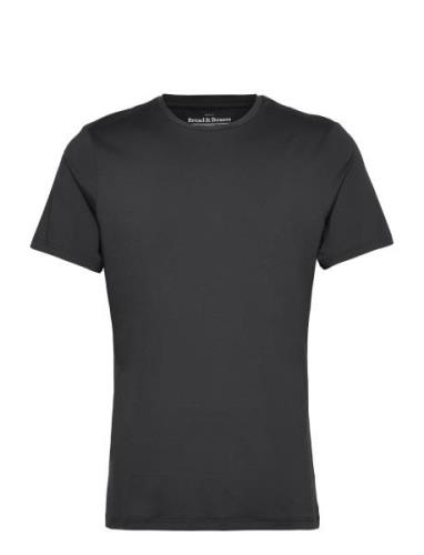 Crew-Neck Active Tops T-shirts Short-sleeved Black Bread & Boxers