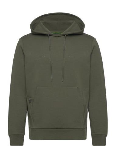 Soody Sport Sweat-shirts & Hoodies Hoodies Khaki Green BOSS