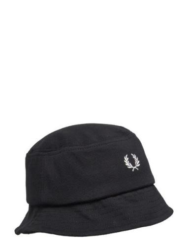 Pique Bucket Hat Accessories Headwear Bucket Hats Black Fred Perry