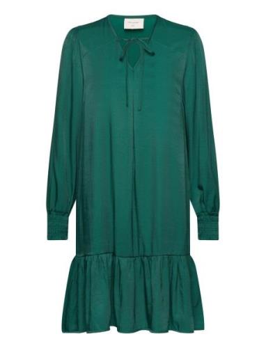 Fqlou-Dress Knelang Kjole Green FREE/QUENT