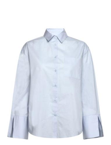 Bs Sophie Regular Fit Shirt Tops Shirts Long-sleeved Blue Bruun & Sten...