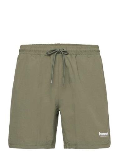 Hmllgc Travis Woven Shorts Sport Shorts Sport Shorts Khaki Green Humme...