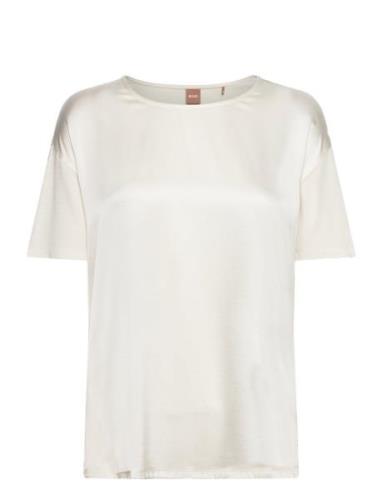 Esandy Tops T-shirts & Tops Short-sleeved White BOSS