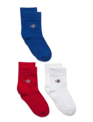 Shield Socks 3-Pack Sokker Strømper Multi/patterned GANT