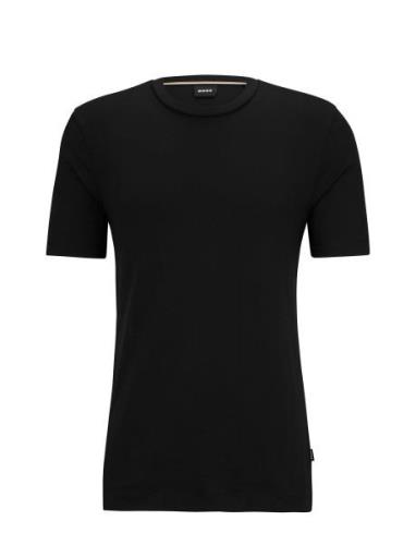 Thompson 02 Tops T-shirts Short-sleeved Black BOSS