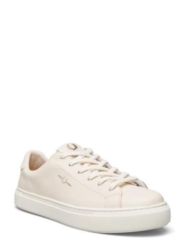 B71 Textured Lthr/Nubuck Lave Sneakers Cream Fred Perry