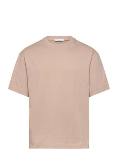 Tate Designers T-shirts Short-sleeved Cream Reiss