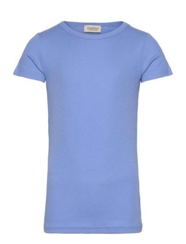 Tago Tops T-shirts Short-sleeved Blue MarMar Copenhagen