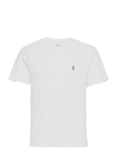 Cotton Jersey Crewneck Tee Tops T-shirts Short-sleeved White Ralph Lau...