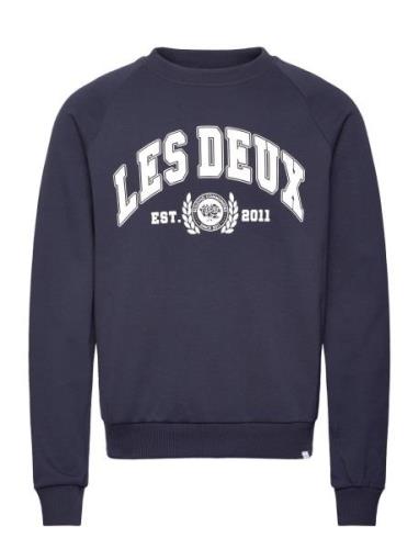 University Sweatshirt Tops Sweat-shirts & Hoodies Sweat-shirts Navy Le...