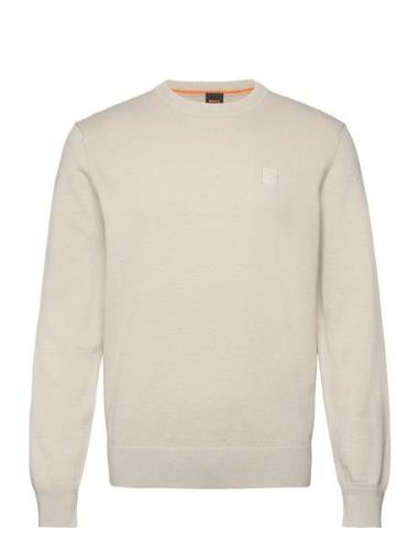 Kanovano Tops Knitwear Round Necks Beige BOSS