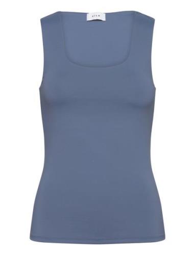 Vikenza U-Neck S/L Tank Top - Noos Tops T-shirts & Tops Sleeveless Blu...