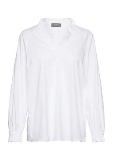 Mmamelia Blouse Tops Blouses Long-sleeved White MOS MOSH