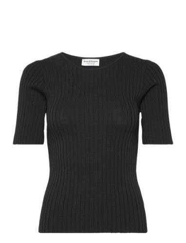Bs Thyra T-Shirt Tops T-shirts & Tops Short-sleeved Black Bruun & Sten...