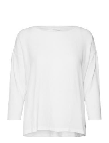 Burdur Long Sleeve Shirt Tops T-shirts & Tops Long-sleeved White Tamar...