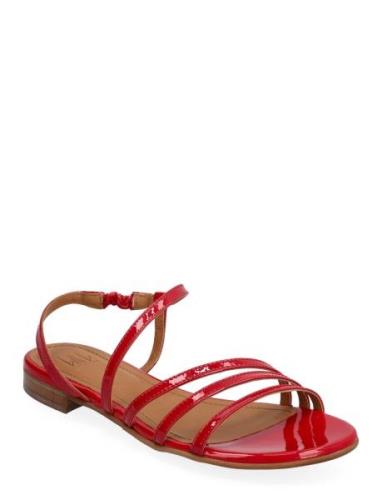 Sandals Flate Sandaler Red Billi Bi