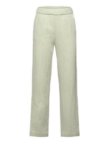 Trousers Double Weave Bottoms Trousers Green Lindex