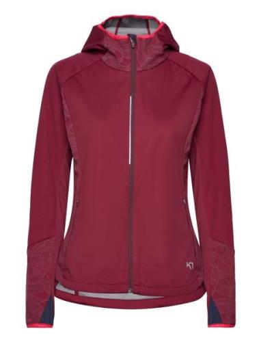 Vilde Thermal Jacket Sport Sport Jackets Burgundy Kari Traa