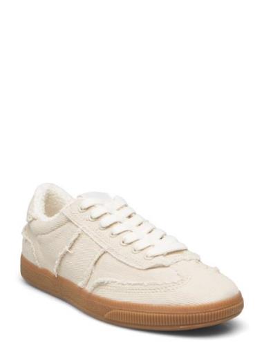 Trainers With Frayed Details Lave Sneakers Beige Mango