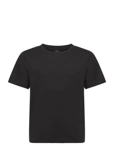 Nlmfagen Ss L Top Tops T-shirts Short-sleeved Black LMTD