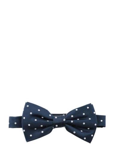 Dots Silk Bow Tie Sløyfe Navy Portia 1924