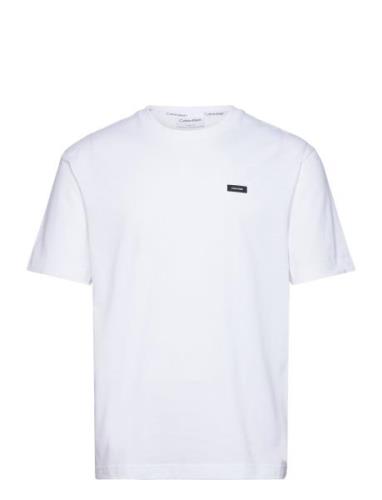 Cotton Comfort Fit T-Shirt Tops T-shirts Short-sleeved White Calvin Kl...