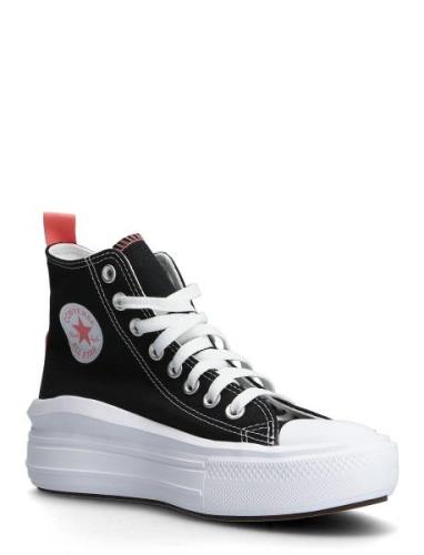 Ctas Move Hi Black/Pink Salt/White Høye Sneakers Multi/patterned Conve...