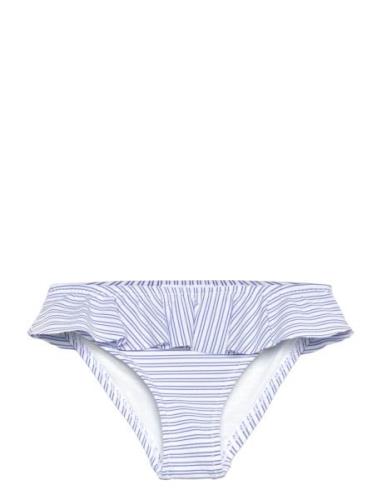 Striped Bikini Bottom Bikini Blue Mango