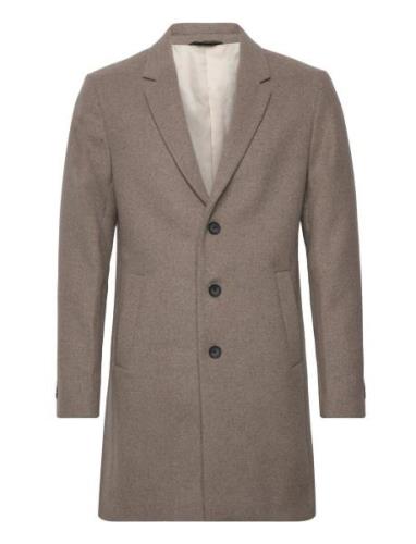 Jjemorrison Wool Coat Sn Ullfrakk Frakk Beige Jack & J S