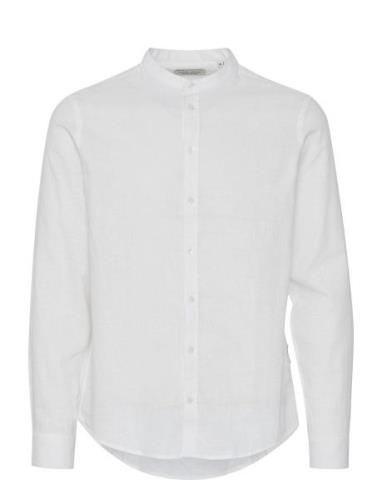 Cfanton 0053 Cc Ls Linen Mix Shirt Tops Shirts Casual White Casual Fri...
